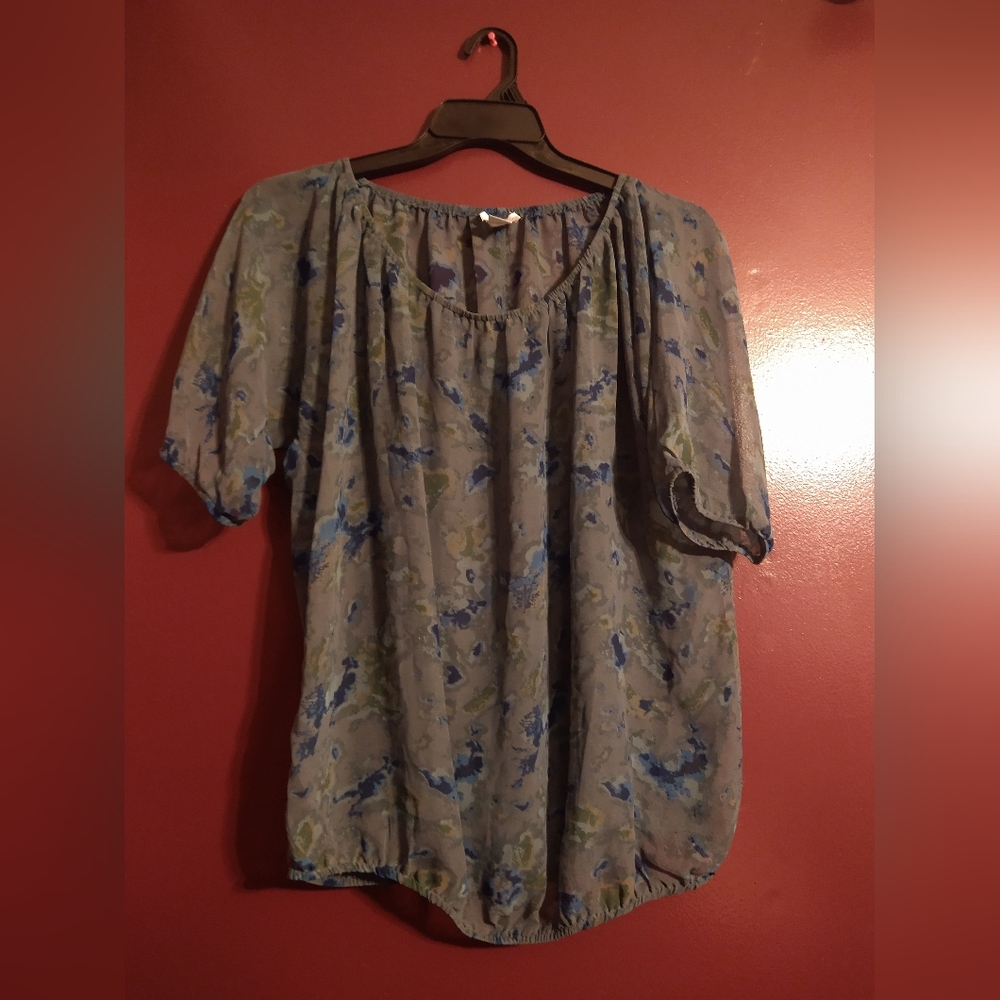 Motherhood Maternity Medium Blue Shirt